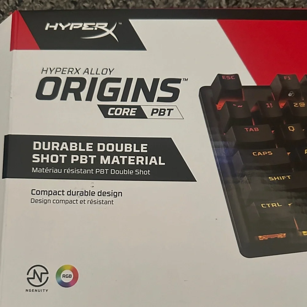 Hype Origins Core PBT Keyboard with RGB Lighting
